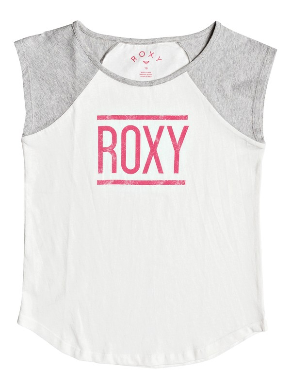 roxy, Heaven's A Heartbreak - Cap Sleeve T-Shirt for Girls 8-16, MARSHMALLOW (wbt0) 0 Heaven's A Heartbreak - Cap Sleeve T-Shirt for Girls 8-16 White ERGZT03267 Roxy