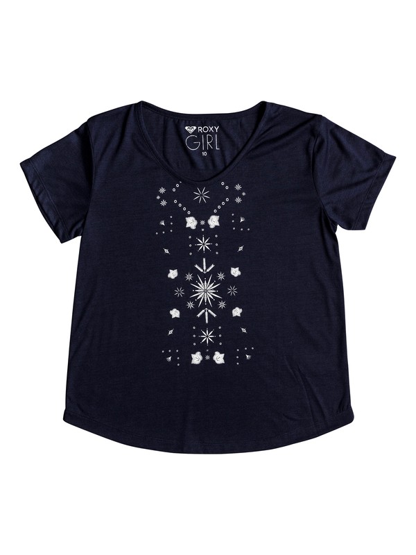 roxy, Hit The Ground Banda Dana - T Shirt col rond pour Fille 8-16 ans, DRESS BLUES (btk0) 0 Hit The Ground Banda Dana - T Shirt col rond pour Fille 8-16 ans Bleu ERGZT03276 Roxy