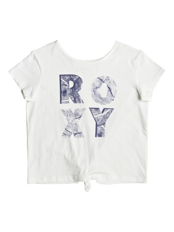 roxy, Sunshine Story Leaves Corpo - T Shirt col rond, MARSHMALLOW (wbt0) 0 Sunshine Story Leaves Corpo - T Shirt col rond Blanc ERGZT03278 Roxy