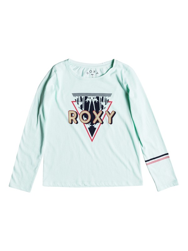 roxy, Girls 7-14 Lost In Dream Diamond Corpo Long Sleeve Tee, BLUE LIGHT (bek0) 0 Girls 7-14 Lost In Dream Diamond Corpo Long Sleeve Tee Blue ERGZT03282 Roxy