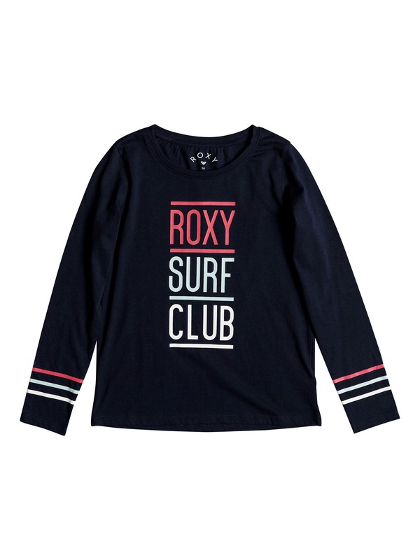roxy, Girls 7-14 Lost In Dream ROXY Surf Club Long Sleeve Tee, btk0 (btk0) 0 Girls 7-14 Lost In Dream ROXY Surf Club Long Sleeve Tee Blue ERGZT03283 Roxy