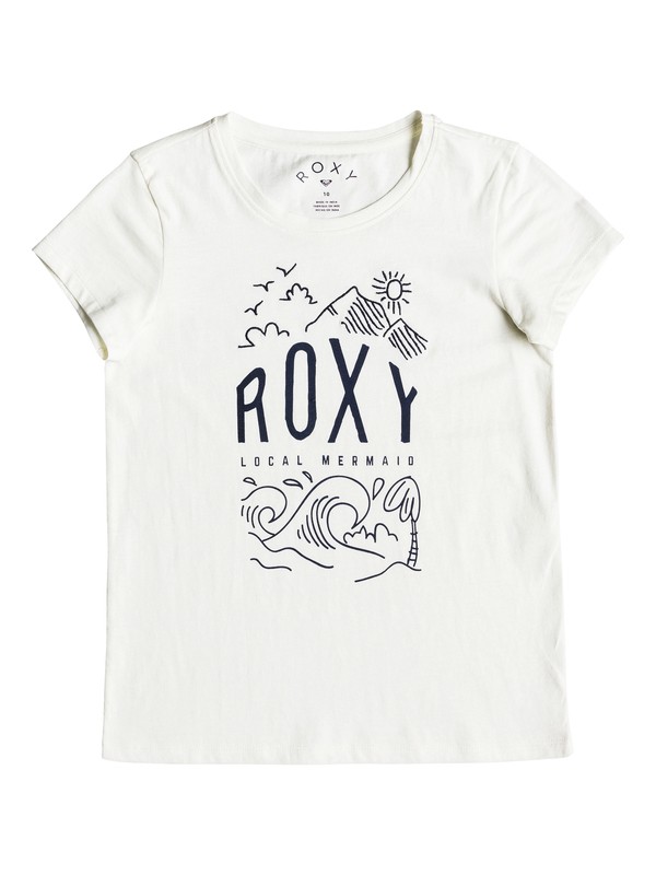 roxy, See You Again Night Surf - Camiseta para Chicas 8-16, MARSHMALLOW (wbt0) 0 See You Again Night Surf - Camiseta para Chicas 8-16 ERGZT03284 Roxy