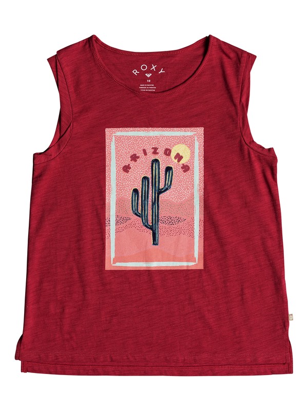 roxy, Girls 7-14 Take My Hand Muscle Tee, HOLLY BERRY (mmt0) 0 Girls 7-14 Take My Hand Muscle Tee Pink ERGZT03300 Roxy