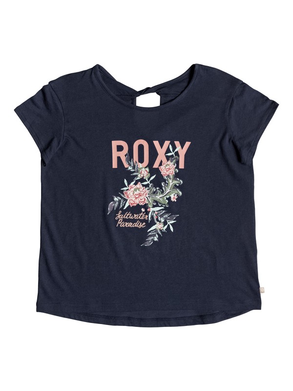roxy, Girls 7-14 Wedding Bells Tee, DRESS BLUES (btk0) 0 Girls 7-14 Wedding Bells Tee Blue ERGZT03313 Roxy