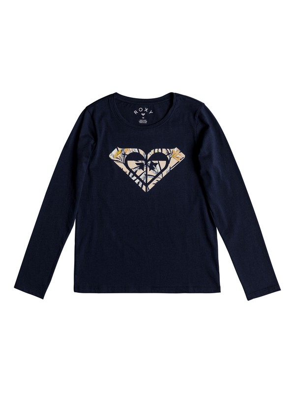 roxy, Gradual Awakening - Long Sleeve T-Shirt for Girls 8-16, DRESS BLUES (btk0) 0 Gradual Awakening - Long Sleeve T-Shirt for Girls 8-16 Blue ERGZT03326 Roxy