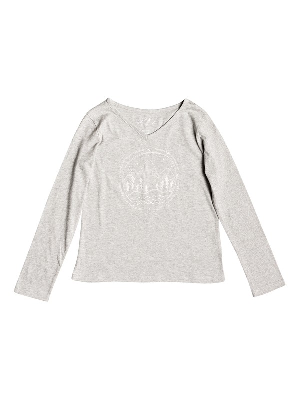 roxy, Say Something - T-shirt manches longues pour Fille 8-16 ans, HERITAGE HEATHER (sgrh) 0 Say Something - T-shirt manches longues pour Fille 8-16 ans Gris ERGZT03331 Roxy