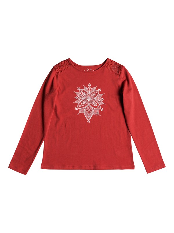 roxy, Good Evening - T-shirt manches longues pour Fille 8-16 ans, MINERAL RED (mmz0) 0 Good Evening - T-shirt manches longues pour Fille 8-16 ans Rose ERGZT03335 Roxy