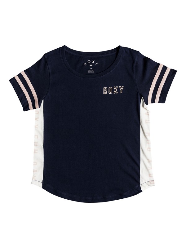 roxy, Lucky You - T-shirt col rond pour Fille 8-16 ans, DRESS BLUES (btk0) 0 Lucky You - T-shirt col rond pour Fille 8-16 ans Bleu ERGZT03336 Roxy