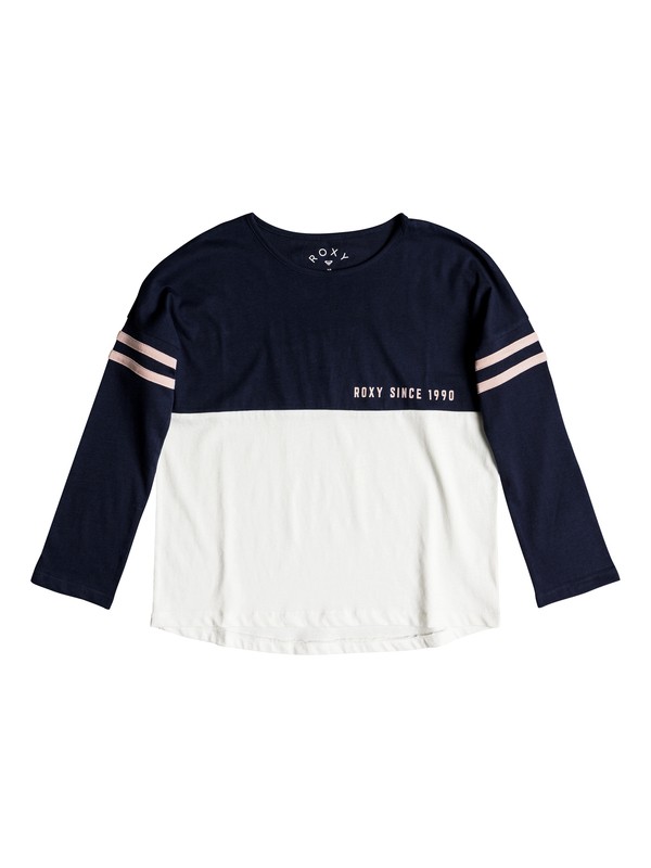 roxy, Sun One - T-shirt à manches longues pour Fille 8-16 ans, DRESS BLUES (btk0) 0 Sun One - T-shirt à manches longues pour Fille 8-16 ans Bleu ERGZT03337 Roxy