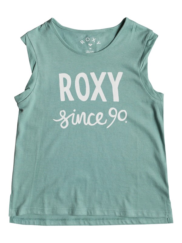 roxy, Girls 7-14 Take My Hand Sleeveless Tee, TRELLIS (bkw0) 0 Girls 7-14 Take My Hand Sleeveless Tee Blue ERGZT03339 Roxy