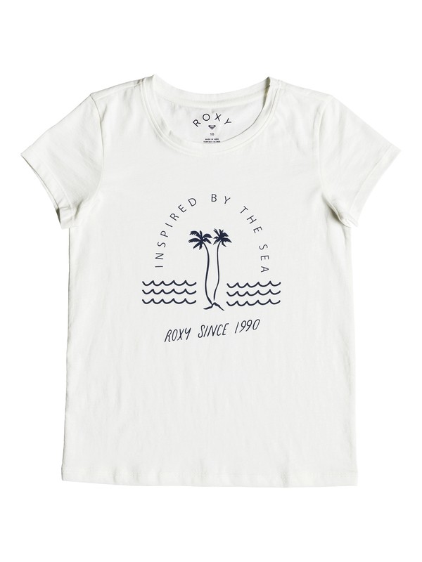 roxy, Girls 7-14 Dream Another Dream In The Sea Tee, MARSHMALLOW (wbt0) 0 Girls 7-14 Dream Another Dream In The Sea Tee White ERGZT03341 Roxy