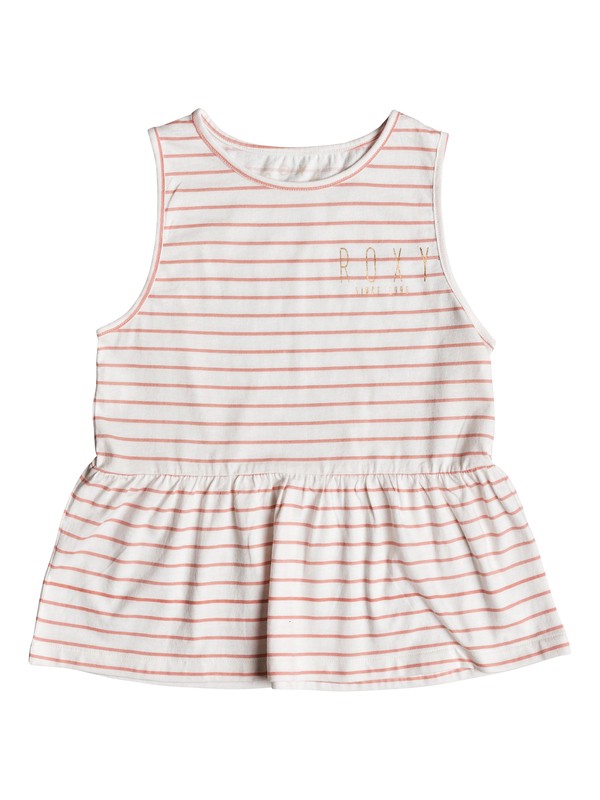 roxy, Girl's 7-14 Smile Together Sleeveless Top, LOB BISQUE ROMANTIC STRIPES Y (mhh4) 0 Girl's 7-14 Smile Together Sleeveless Top Pink ERGZT03367 Roxy