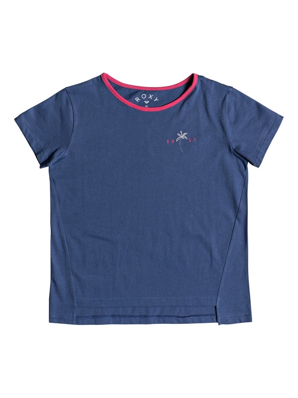 roxy, Girl's 7-14 Early Morning Little Island Tee, TRUE NAVY (bpz0) 0 Girl's 7-14 Early Morning Little Island Tee Blue ERGZT03380 Roxy