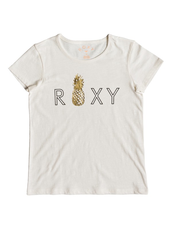 roxy, Stars Dont Shine - Camiseta para Chicas 8-16, MARSHMALLOW (wbt0) 0 Stars Dont Shine - Camiseta para Chicas 8-16 Blanco ERGZT03391 Roxy