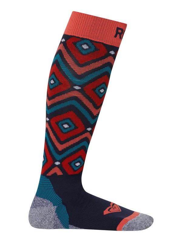 roxy, Jingle Bell Socks, PEACOAT (btn0) 0 Jingle Bell Socks ERJAA00063 Roxy