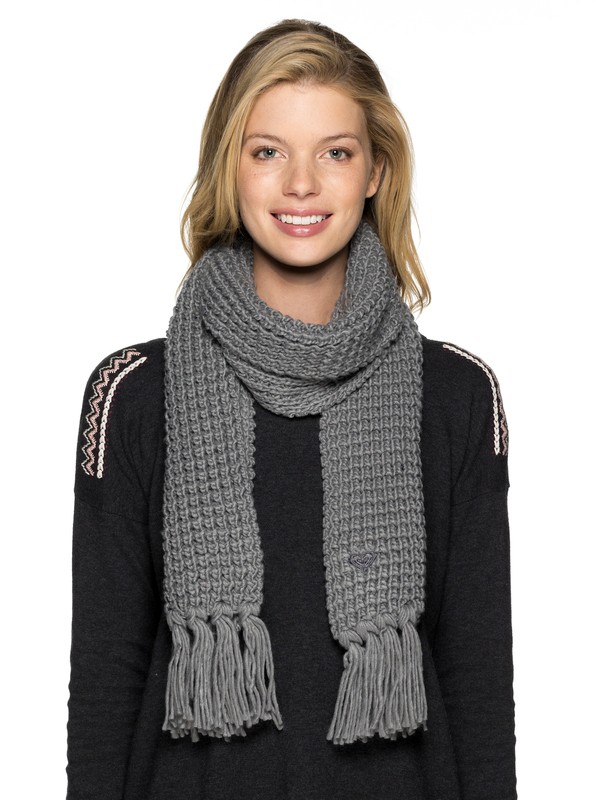 roxy, New Mellow Scarf, COOL GREY (slr0) 0 New Mellow Scarf ERJAA03008 Roxy