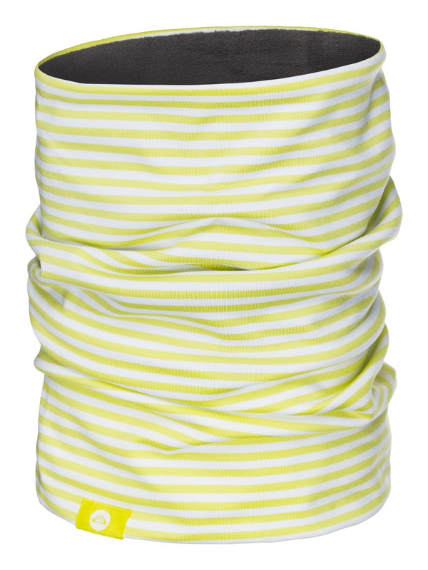roxy, Lana Biotherm Neck Warmer, FITNESS STRIPE_LIMEADE (gen8) 0 Lana Biotherm Neck Warmer ERJAA03058 Roxy