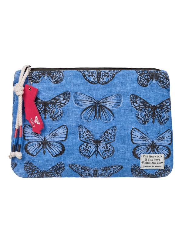 roxy, Michael Leon Silverspot Clutch, WATERCOLOUR BUTTERFLY COMBO MO (bla6) 0 Michael Leon Silverspot Clutch ERJAA03094 Roxy
