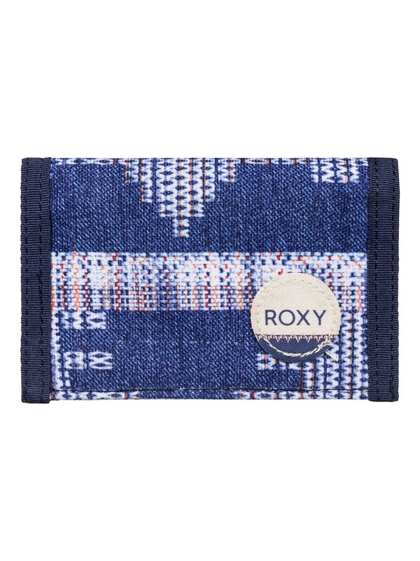 roxy, Small Beach - Small Wallet, AKIYA COMBO BLUE PRINT (bsq7) 0 Small Beach - Small Wallet Blue ERJAA03137 Roxy