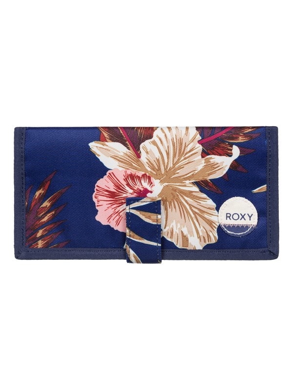 roxy, Tropical Drift - Portefeuille, CASTAWAY FLORAL BLUE PRINT (bsq6) 0 Tropical Drift - Portefeuille ERJAA03152 Roxy