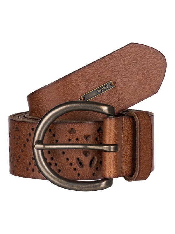 roxy, Feline Eyes - Ceinture en cuir, BONE BROWN (cmt0) 0 Feline Eyes - Ceinture en cuir ERJAA03170 Roxy