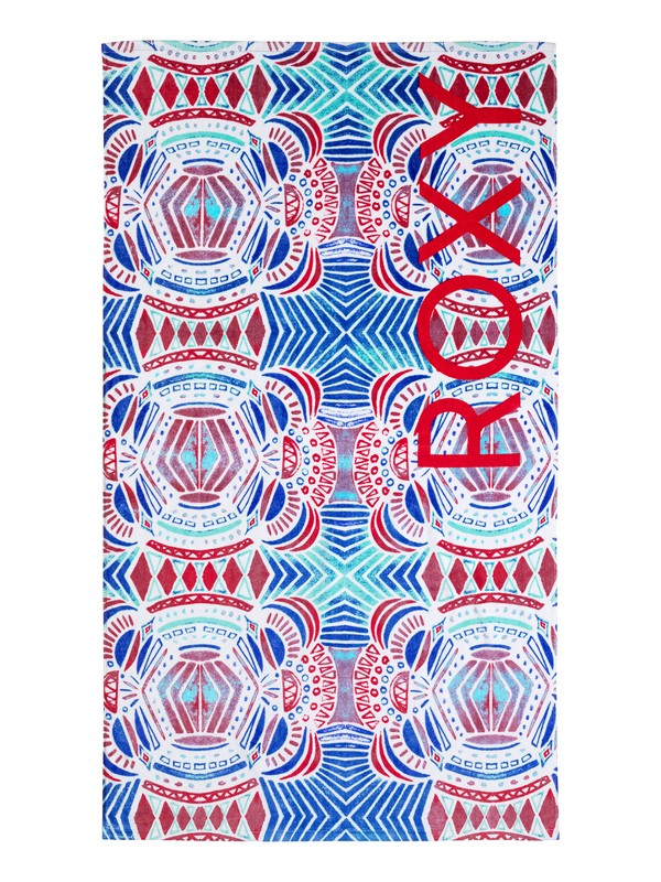 roxy, Hazy - Serviette de plage, MARSHMALLOW LAND OF TEHOTIHUAC (wbt9) 0 Hazy - Serviette de plage Blanc ERJAA03219 Roxy