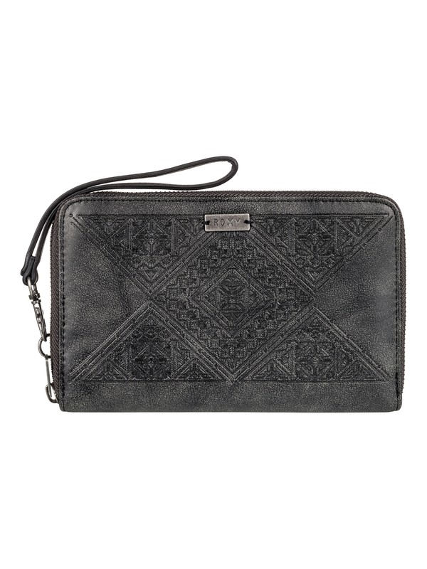 roxy, Won My Heart Checkbook Wallet, ANTHRACITE (kvj0) 0 Won My Heart Checkbook Wallet ERJAA03236 Roxy