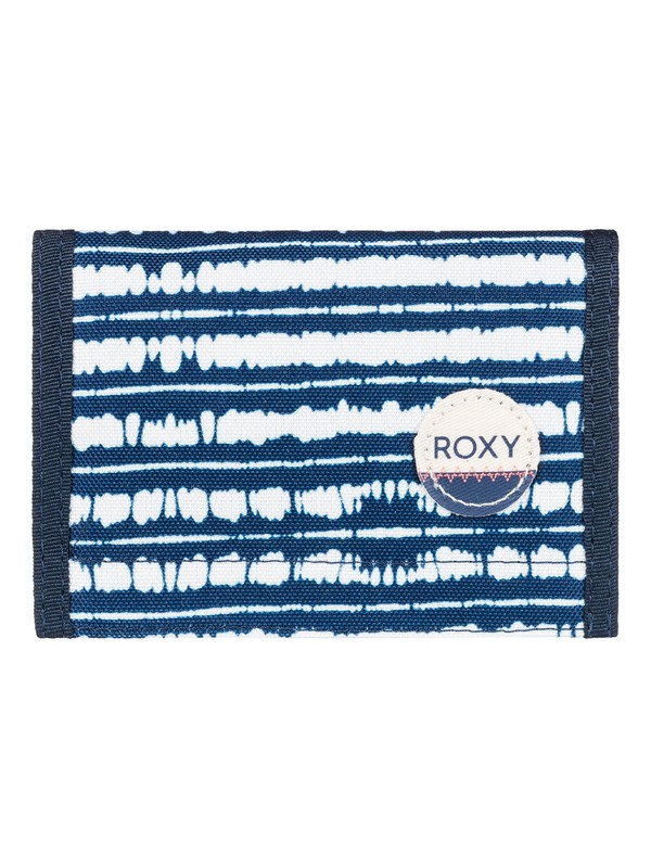 roxy, Beach Glass - Large Wallet, BLUE DEPTHS OLMEQUE STRIPE (bta3) 0 Beach Glass - Large Wallet ERJAA03277 Roxy