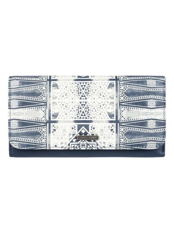 roxy, My Long Eyes - Snap Closure Wallet, DRESS BLUES CHIEF PRADO (btk7) 0 My Long Eyes - Snap Closure Wallet Blue ERJAA03309 Roxy