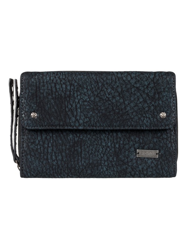 roxy, I Still Care - Portefeuille zippé pour Femme, ANTHRACITE (kvj0) 0 I Still Care - Portefeuille zippé pour Femme Noir ERJAA03317 Roxy
