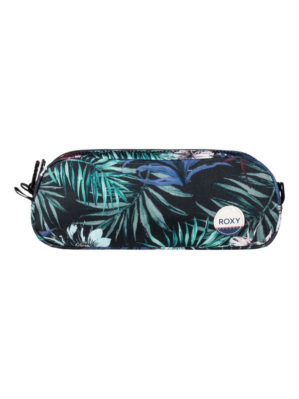 roxy, Da Rock Pencil Case, ANTHRACITE SWIM BELHARRA FLOWE (kvj6) 0 Da Rock Pencil Case ERJAA03326 Roxy