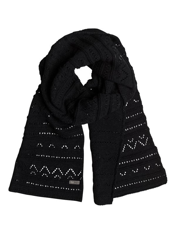 roxy, Girl Challenge - Écharpe, ANTHRACITE (kvj0) 0 Girl Challenge - Écharpe Noir ERJAA03334 Roxy