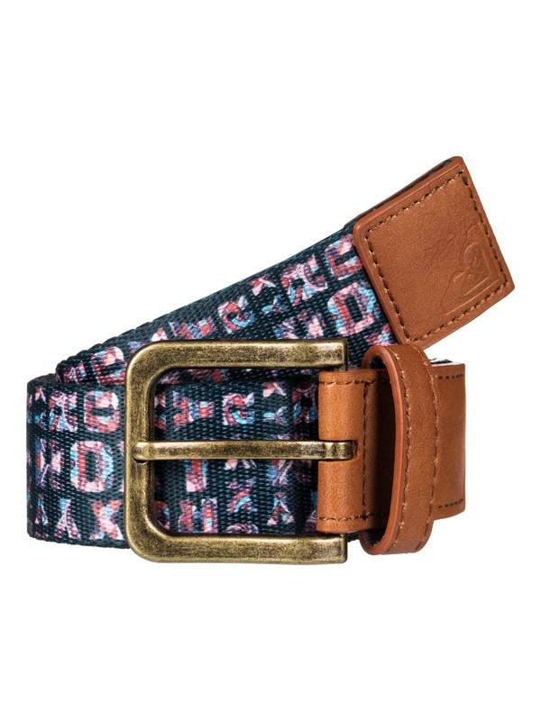 roxy, Webbing Spot - Webbing Belt for Women, ANTHRACITE SMALL URBAN FLAVOR (xkbm) 0 Webbing Spot - Webbing Belt for Women ERJAA03341 Roxy