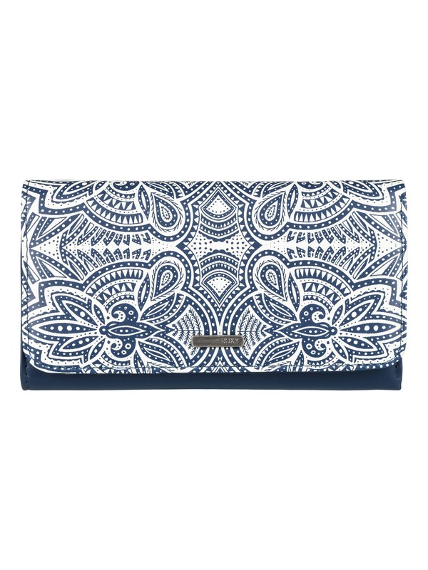 roxy, My Long Eyes - Portafoglio a tre facce, MARSHMALLOW TRIBAL VIBES STRIP (wbt4) 0 My Long Eyes - Portafoglio a tre facce White ERJAA03389 Roxy