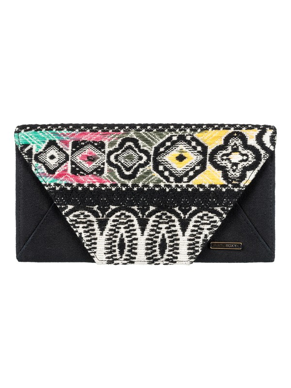 roxy, No Reason - Portefeuille pour Femme, ANTHRACITE (kvj0) 0 No Reason - Portefeuille pour Femme Noir ERJAA03398 Roxy
