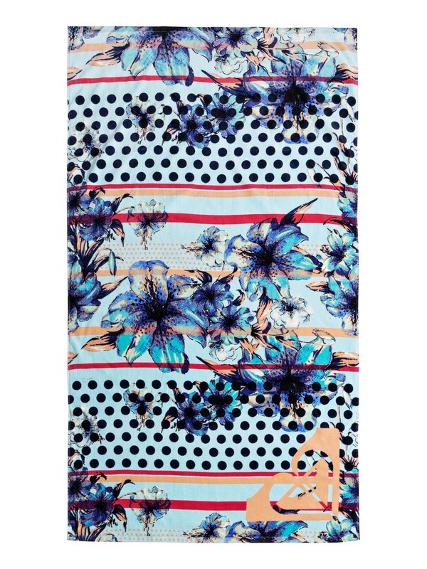 roxy, Hazy - Beach Towel, BLUE LIGHT RAIN DAZE SMALL (bek7) 0 Hazy - Beach Towel Blue ERJAA03404 Roxy
