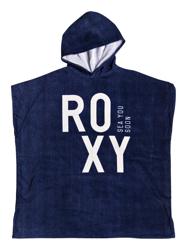 roxy, Pass This On Hooded Towel, DRESS BLUES (btk0) 0 Pass This On Hooded Towel ERJAA03405 Roxy