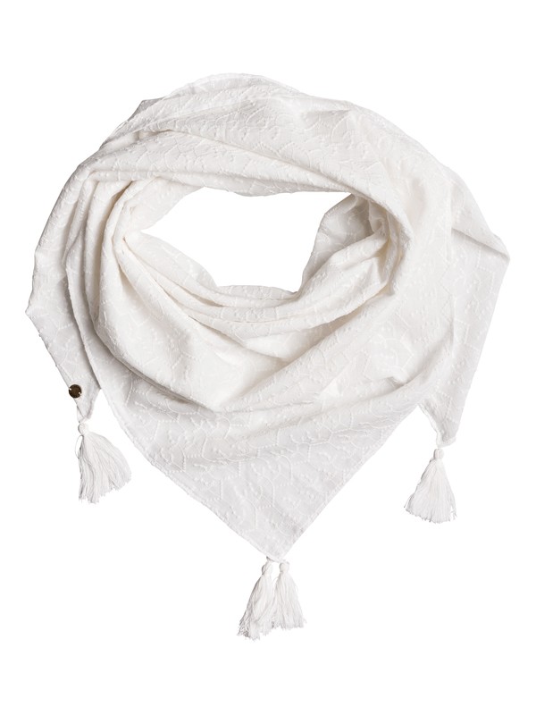 roxy, Take A - Square Scarf for Women, MARSHMALLOW (wbt0) 0 Take A - Square Scarf for Women White ERJAA03412 Roxy