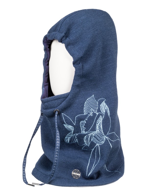 roxy, ROXY 2N1 - Hooded Neck Warmer, CROWN BLUE (bqy0) 0 ROXY 2N1 - Hooded Neck Warmer Blue ERJAA03459 Roxy