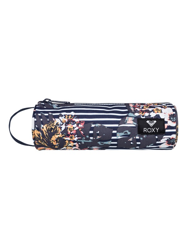 roxy, Off The Wall - Pencil Case, MEDIEVAL BLUE BOARDWALK (bte6) 0 Off The Wall - Pencil Case Blue ERJAA03466 Roxy