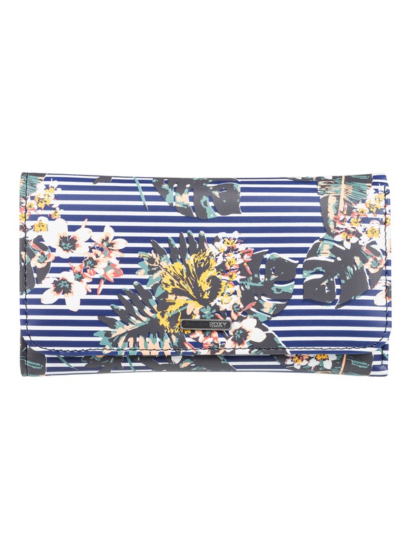 roxy, My Long Eyes - Portefeuille 3 volets, MEDIEVAL BLUE BOARDWALK (bte6) 0 My Long Eyes - Portefeuille 3 volets Bleu ERJAA03478 Roxy
