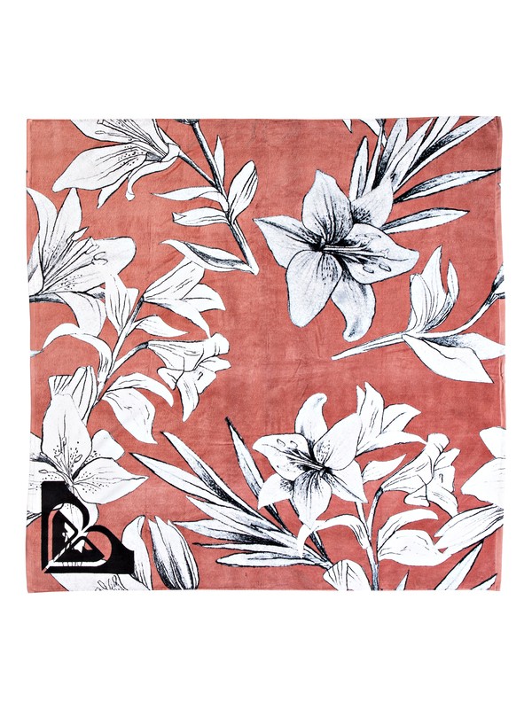 roxy, Make You Move Beach Towel, WITHERED ROSE LILY HOUSE (mmg6) 0 Make You Move Beach Towel Pink ERJAA03490 Roxy