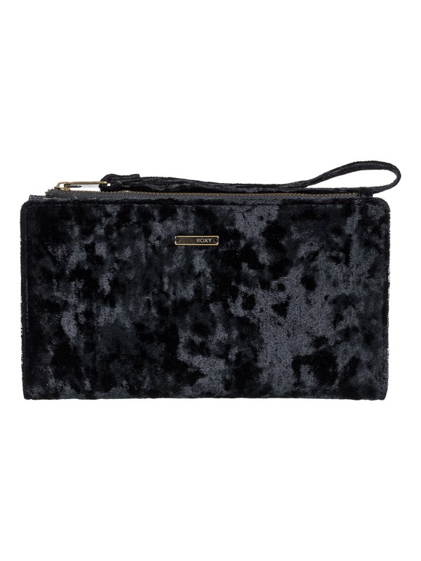 roxy, Find Joy Large Zip-Up Wallet, TRUE BLACK (kvj0) 0 Find Joy Large Zip-Up Wallet Black ERJAA03509 Roxy
