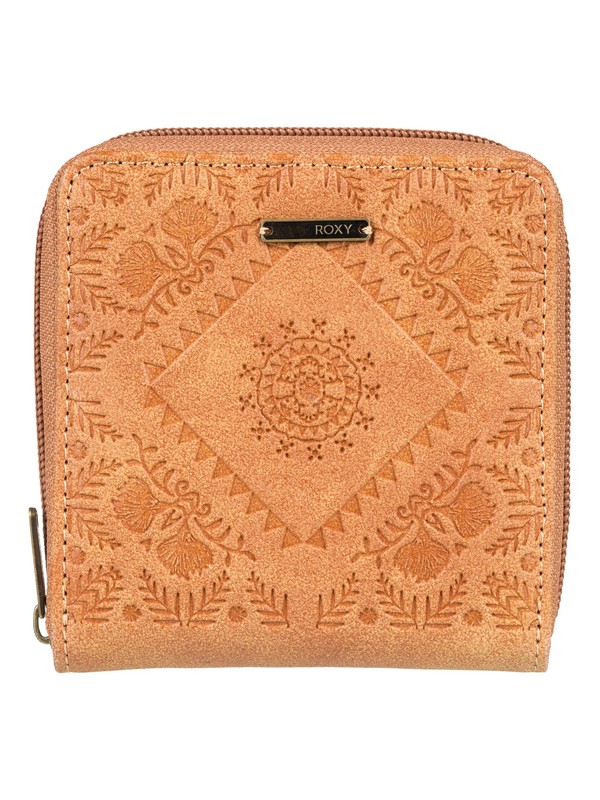 roxy, Cartera con Cierre alrededor Carry A Heart, CURRY (tjq0) 0 Cartera con Cierre alrededor Carry A Heart Beige ERJAA03512 Roxy
