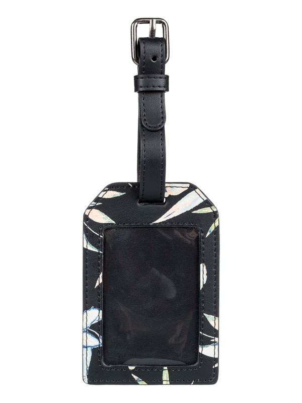 roxy, Made Of Stars Luggage ID Tag, TRUE BLACK DELICATE FLOWERS (kvj8) 0 Made Of Stars Luggage ID Tag Black ERJAA03539 Roxy