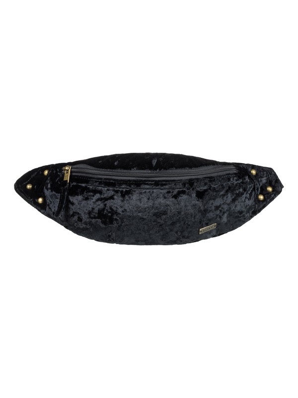 roxy, Julia Banana Velvet Fanny Pack, TRUE BLACK (kvj0) 0 Julia Banana Velvet Fanny Pack Black ERJBA03038 Roxy