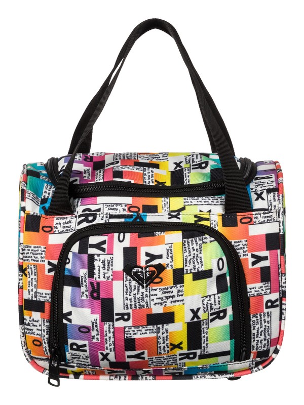 roxy, Deep Breath Beauty Bag, BLOCK TYPE 50% KVJ6 (kvj6) 0 Deep Breath Beauty Bag ERJBL03000 Roxy