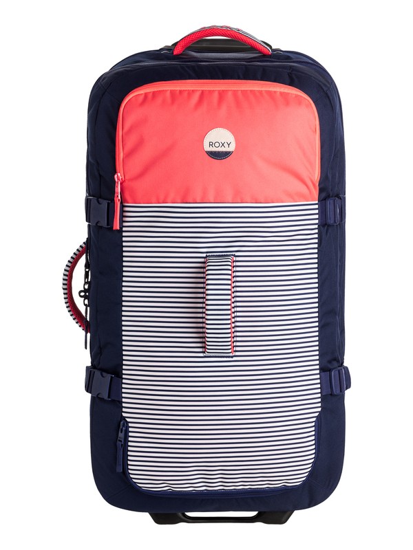 roxy, Fly Away Too Large Wheelie Suitcase, NEON GRAPEFRUIT (nkn0) 0 Fly Away Too Large Wheelie Suitcase ERJBL03071 Roxy