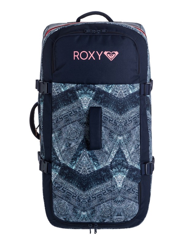 roxy, Long Haul Wheelie Suitcase, PEACOAT_AVOYA (btn6) 0 Long Haul Wheelie Suitcase ERJBL03093 Roxy