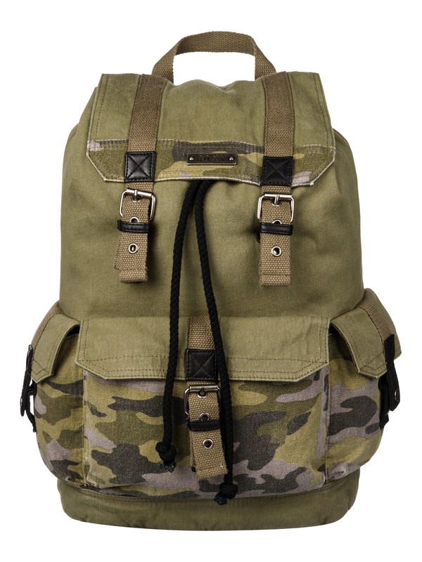roxy, Ramble Backpack, RECRUIT OLIVE (gpz0) 0 Ramble Backpack ERJBP03044 Roxy